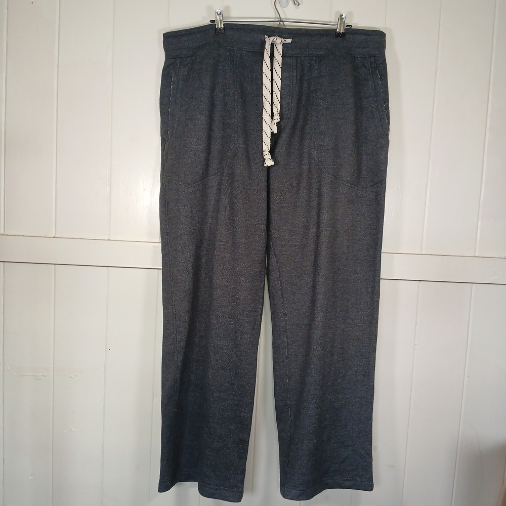 Lululemon Heavyweight Sweatpants Men XXL Grey Heather Organic Cotton Relaxed Fit